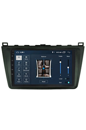Mazda 6 Android Carplay Navigasyon Multimedya Ekran Teyp 2gb Ram + 32gb Hdd