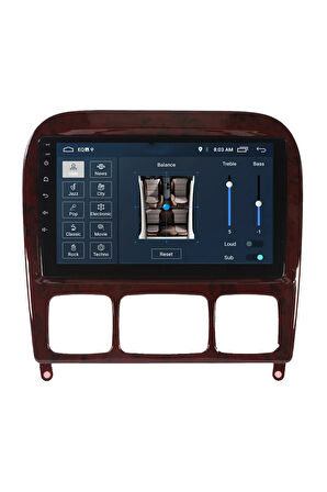 Mercedes S Class W220 Android Carplay Navigasyon Multimedya Ekran Teyp 2gb Ram + 32gb Hdd