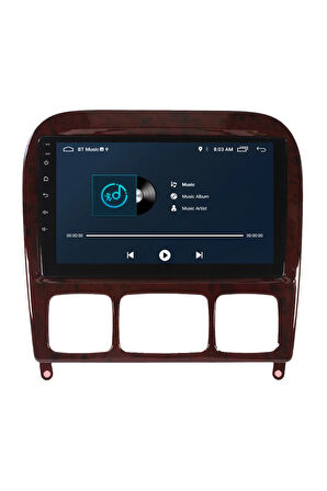 Mercedes S Class W220 Android Carplay Navigasyon Multimedya Ekran Teyp 2gb Ram + 32gb Hdd