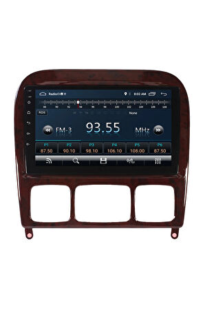 Mercedes S Class W220 Android Carplay Navigasyon Multimedya Ekran Teyp 2gb Ram + 32gb Hdd