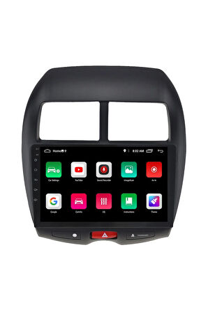 Mıtsubishi Asx Android Carplay Navigasyon Multimedya Ekran Teyp 2gb Ram + 32gb Hdd