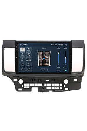 Mıtsubıshı Lancer Android Carplay Navigasyon Multimedya Ekran Teyp 2gb Ram + 32gb Hdd
