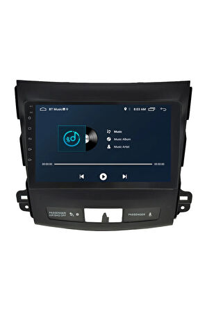 Mıtsubishi Outlander Android Carplay Navigasyon Multimedya Ekran Teyp 2gb Ram + 32gb Hdd