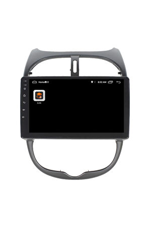 Peugeot 206 Android Carplay Navigasyon Multimedya Ekran Teyp 2gb Ram + 32gb Hdd