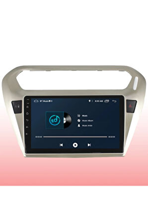 Cıtroen C Elysee Android Carplay Navigasyon Multimedya Ekran Teyp 2gb Ram + 32gb Hdd