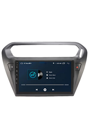 Cıtroen C Elysee Android Carplay Navigasyon Multimedya Ekran Teyp 2gb Ram + 32gb Hdd