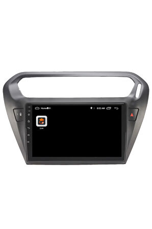 Cıtroen C Elysee Android Carplay Navigasyon Multimedya Ekran Teyp 2gb Ram + 32gb Hdd