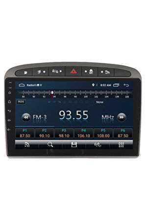 Peugeot 308-408 Android Carplay Navigasyon Multimedya Ekran Teyp 2gb Ram + 32gb Hdd