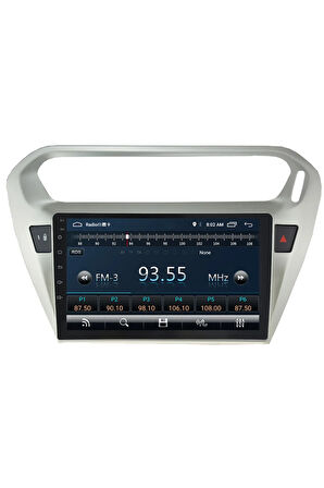 Cıtroen C Elysee Android Carplay Navigasyon Multimedya Ekran Teyp 2gb Ram + 32gb Hdd