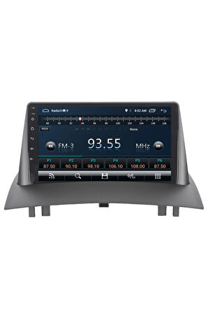 Renault Megane 2 Android Carplay Navigasyon Multimedya Ekran Teyp 2gb Ram + 32gb Hdd