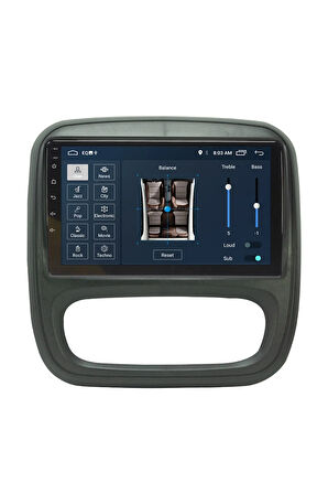 Renault Trafic Android Carplay Navigasyon Multimedya Ekran Teyp 2gb Ram + 32gb Hdd