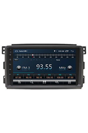 Smart Fortwo Android Carplay Navigasyon Multimedya Ekran Teyp 2gb Ram + 32gb Hdd
