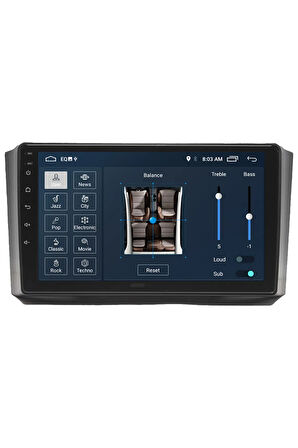 Ssangyong Rexton Android Carplay Navigasyon Multimedya Ekran Teyp 2gb Ram + 32gb Hdd