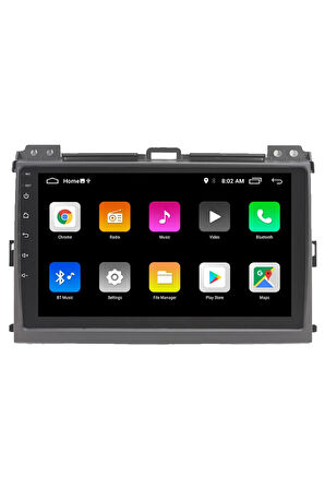 Toyota Land Cruiser Prado Android Carplay Navigasyon Multimedya Ekran Teyp 2gb Ram + 32gb Hdd