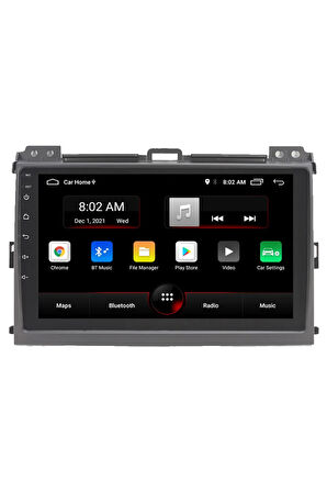 Toyota Land Cruiser Prado Android Carplay Navigasyon Multimedya Ekran Teyp 2gb Ram + 32gb Hdd