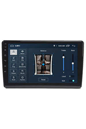 Dacia Duster Android Carplay Navigasyon Multimedya Ekran Teyp 2gb Ram + 32gb Hdd