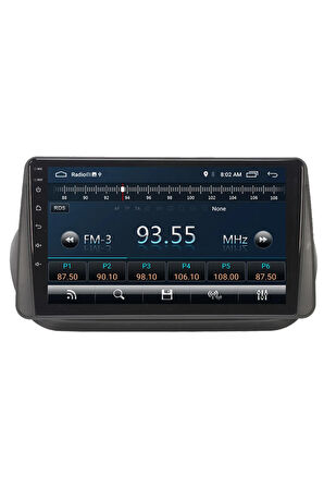 Fıat Fıorıno-citroen Nemo Android Carplay Navigasyon Multimedya Ekran Teyp 2gb Ram 32gb Hdd