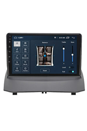 Ford Fiesta Android Carplay Navigasyon Multimedya Ekran Teyp 2gb Ram + 32gb Hdd