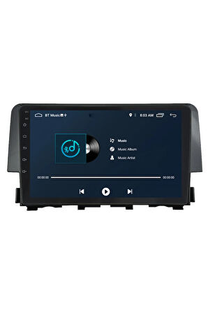 Honda Cıvıc Fc5 Android Carplay Navigasyon Multimedya Ekran Teyp 2gb Ram + 32gb Hdd