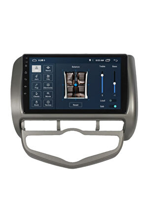Honda Jazz Android Carplay Navigasyon Multimedya Ekran Teyp 2gb Ram + 32gb Hdd