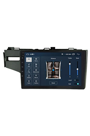 Honda Jazz Android Carplay Navigasyon Multimedya Ekran Teyp 2gb Ram + 32gb Hdd