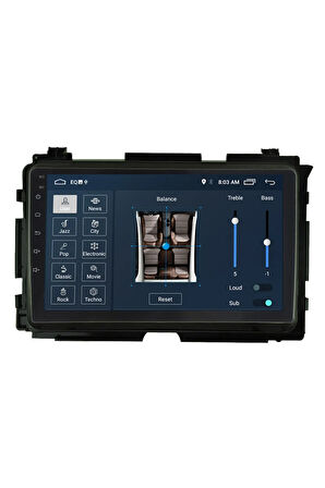 Honda Xrv Android Carplay Navigasyon Multimedya Ekran Teyp 2gb Ram + 32gb Hdd