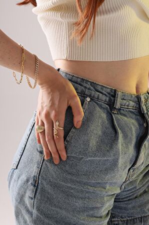 14 Ayar Altın Sade Yüzük