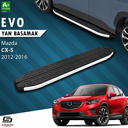 S-Dizayn Mazda CX-5 Evo Aluminyum Yan Basamak 183 Cm 2012-2016 A+ Kalite