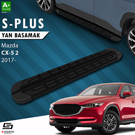S-Dizayn Mazda CX-5 2 S-Plus Siyah Yan Basamak 183 Cm 2017 Üzeri A+ Kalite