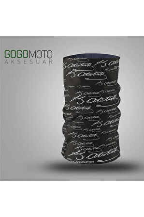 Buff Bandana Kemal Atatürk Imzalı Buff-017