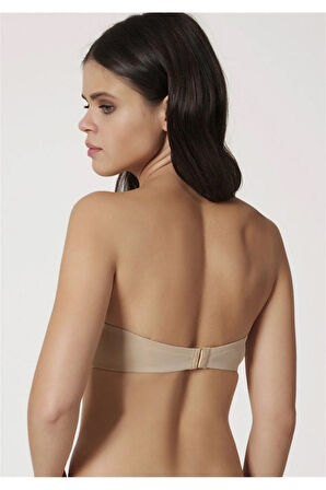 Straplez Model Dolgulu Klasik Sütyen
