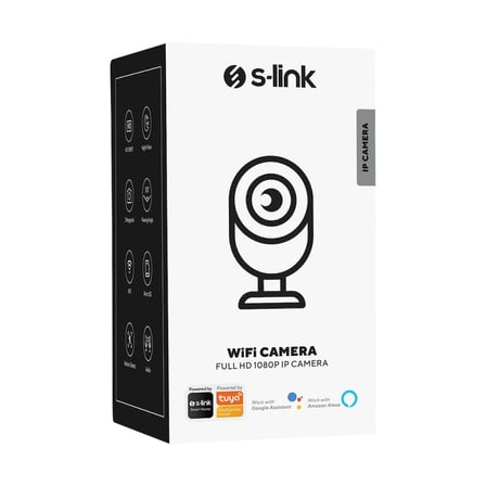 S-LINK SL-IND02 Ev/Bebek Güvenlik Kamerası WiFi 2Mpix 3.6mm Lens 10m. Gece Görü?