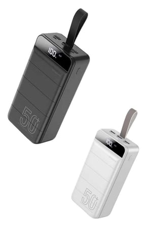 50.000 Mah Powerbank Turbo Hızlı Led Göstergeli Android İOS Uyumlu Taşınabilir