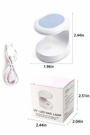 Kalıcı Oje Kurutucu UV Led Teknolojisi Taşınabilir Mini Tırnak Kurutucu