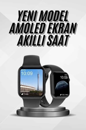 Akıllı Saat Çok Fonksiyonlu Uyku Takibi Adımsayar Nabız Ölçer Arama Cevaplaya