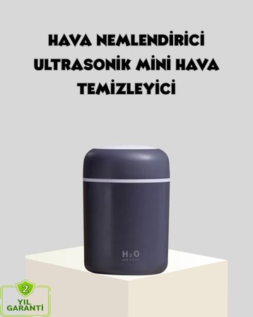 LED Işıklı USB Nemlendirici – Sürekli ve Aralıklı Püskürtme Modu