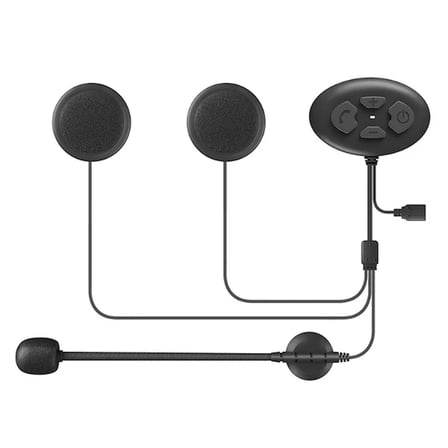 ALLY DK11 Motosiklet Kask Kulaklık Bluetooth 5.0 Kulaklık FM Radyo IP54 Su Geçirm