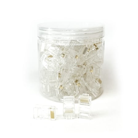 PowerGate PG-J02 RJ45 Yeni Nesil UTP JAC CAT6 (100lü KUTU)(1923)
