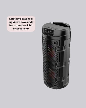 Bluetooth 5.0 Destekli Yüksek Ses Kaliteli Hoparlör
