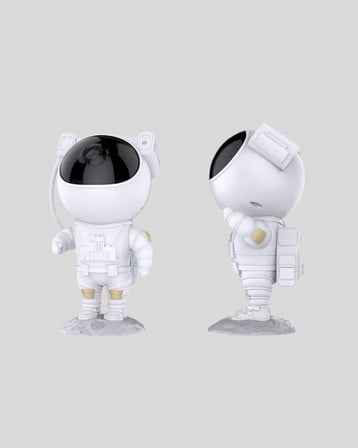 Bluetooth Müzikli Astronot Projeksiyon Lambası Yıldız ve Ay Efektli