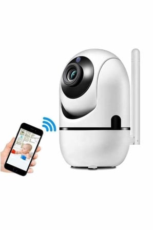 360° Full HD Akıllı Kamera Hareket Sensörlü Wifi Kamera Çocuk Güvenlik Kamera