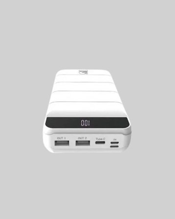 4 Cihazı Aynı Anda Şarj Edebilen Güçlü Powerbank 50000 mAh