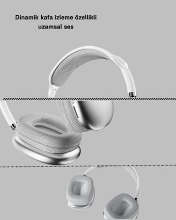 Bluetooth 5.0 Kulak Üstü Kulaklık – Uzamsal Ses Gürültü Engelleme Ergonomik 