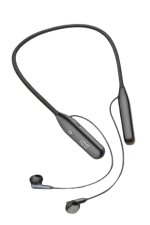 100 Saat Kablolu Boyun Askılı Dijital Göstergeli Bluetooth Kulaklık