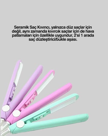 30 Saniyede Isınan PTC Teknolojili Saç Şekillendirici – Sabit Isı Kontrollü H