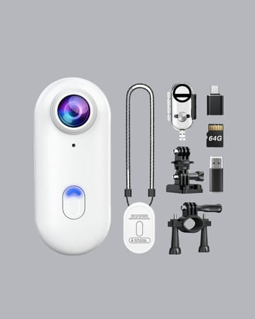 1080P Suya Dayanıklı Aksiyon Spor Kamerası 120° Geniş Açı ve WiFi Destekli