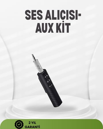 Kablosuz Ses Çözümü – 3.5mm Jaklı Bluetooth Müzik Alıcısı