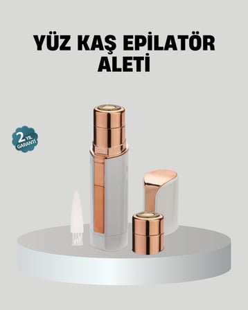Kadınlar İçin Yüz ve Kaş Epilatörü – Hassas Cilt Dostu Pil ile Çalışan T