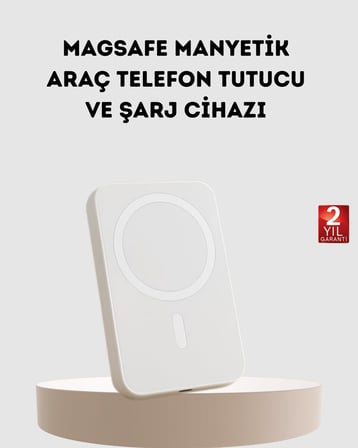 5000mAh Manyetik Powerbank – iPhone Serisi İçin Taşınabilir Kablosuz Şarj Cih