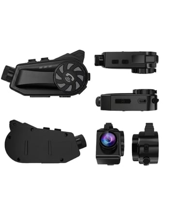 Motosiklet Kask Kamera Sistemi Gece Görüş Destekli Bluetooth ve Uzun Pil